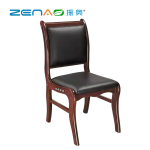 振奥 会议椅胡桃木色pu皮办公椅培训椅办公椅会议椅 胡桃色