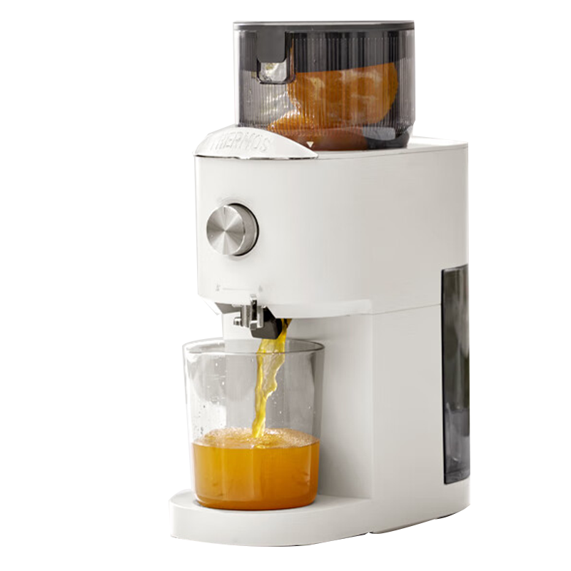 膳魔师果蔬原汁机家用榨汁机全自动多功能大口径果汁机EHA-2108A 乳白色