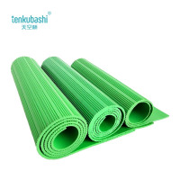 天空桥 绝缘橡胶垫 绿色条纹5mm*1m*5m 卷