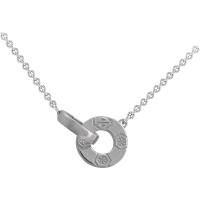 Harley Davidson女款锁扣项链精美互锁设计适合场合