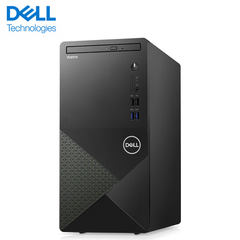 戴尔(DELL)成就3910 商务办公电脑 商用台式机电脑主机 定制(i5-12400 8G 1T机械+512GB固态硬盘 WiFi蓝牙 三年上门)