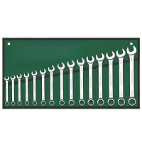 智铮朗月 梅花开口两用扳手 15件 套