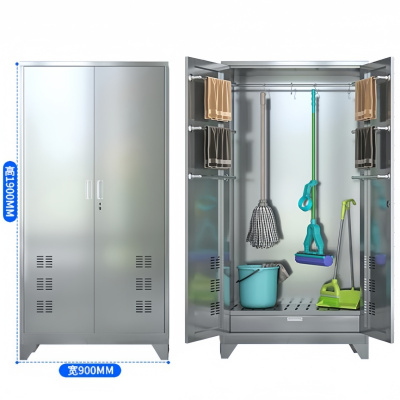 依韵珂保洁工具收纳柜201不锈钢1900*900*400mm台