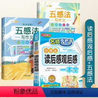 读后感+五感法写作文 小学通用 [正版]小学生读后感观后感大全斗半匠三四五六年级上册下册满分作文书写作技巧全套看电影读名