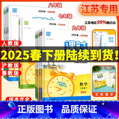 数学 苏教版 八年级下 [正版]2025春课时作业本江苏七年级下册八下数学九上下数学物理化学英语文初中人教版苏科版译林版