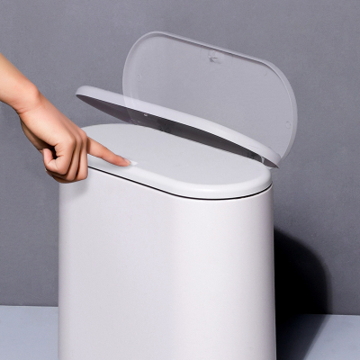 带盖卫生间垃圾桶家用创意阿斯卡利北欧窄有盖小号圾厕所马桶夹缝纸篓