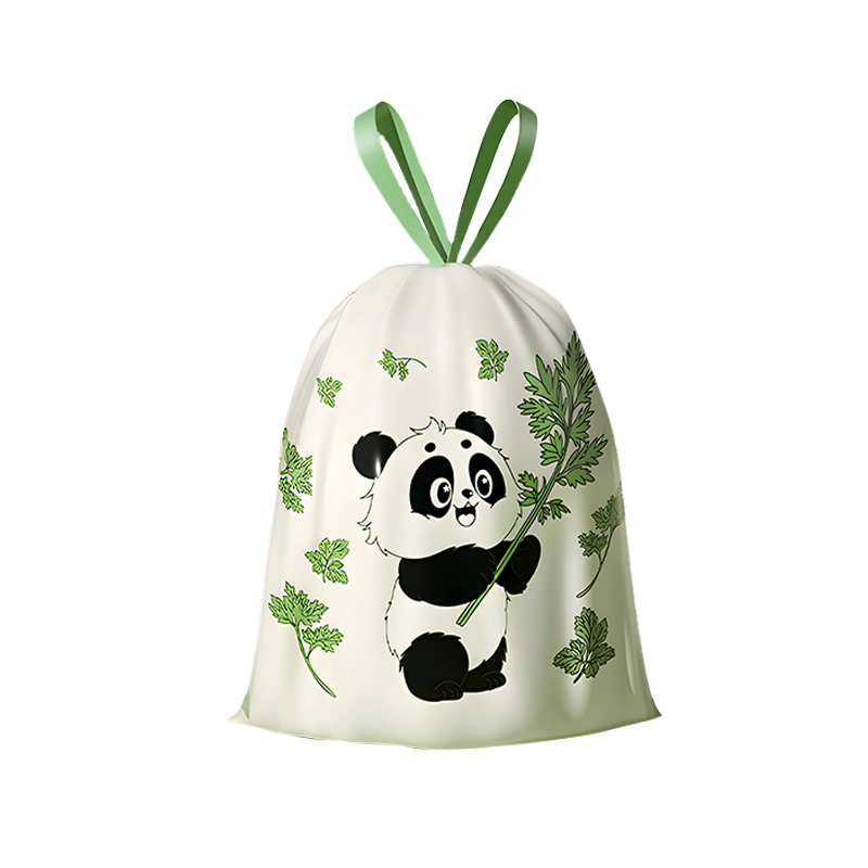 花香垃圾袋家用加厚手提式抽绳艾草特厚厨房专用免撕塑料袋卫生间