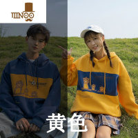 YANXU特别的情侣装卫衣2023新款潮牌感小众早秋外套男连帽