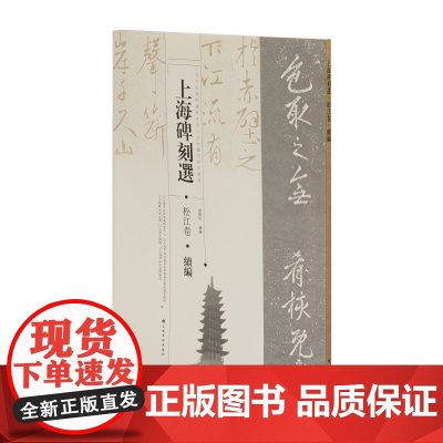 上海碑刻选松江卷续编 孙景宇编著 书法碑帖 上海书画出版社
