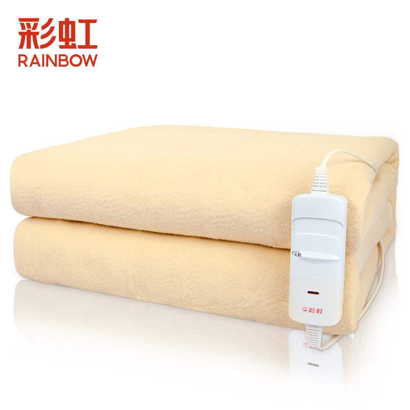 彩虹电热毯双人单控电褥子(1.5米*1.