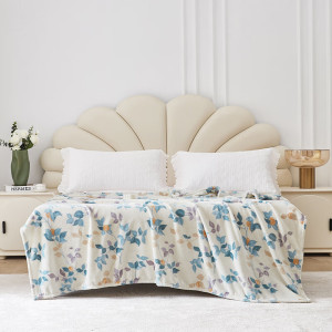 梦洁家纺 毛毯 杏花春雨 180*200cm -