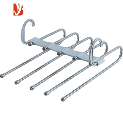 三维工匠多层折叠裤夹裤架家用牛仔裤挂裤子专用衣架衣柜收纳器整理架子