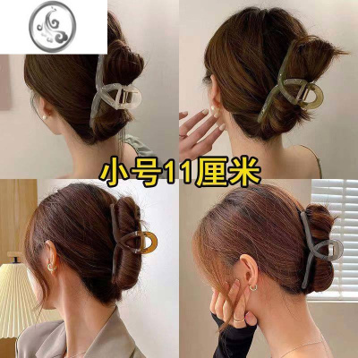 JiMi大抓夹优雅大号鲨鱼夹ins高颜值夹后脑勺发夹盘发抓夹发卡发饰