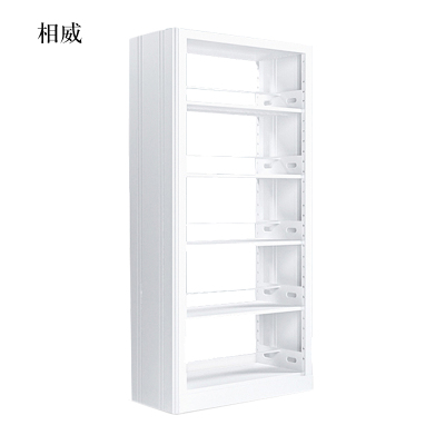 相威图书馆书架阅览室货架资料档案架钢制书架双面五层主架