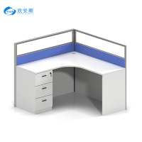 欣安顺 屏风办公桌1400*1200*1100mm 组