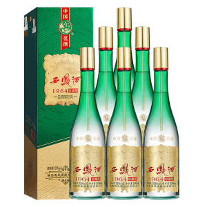 [酒厂直营]西凤酒1964珍藏版55度500ml*6瓶整箱白酒凤香型