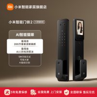 小米(MI)智能门锁2 大屏猫眼版 米家指纹锁 密码锁 小米智能锁电子门锁带摄像头 防盗门锁NFC入户门家用锁摄像头