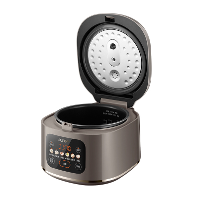 苏泊尔智能方形电饭煲4L茶色铝合金内胆750W二级能效触摸控制可预约热饭功能SF40FC3035