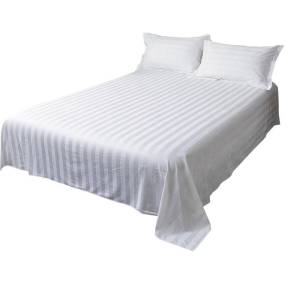 柔美缎条床单220*170cm条