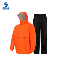 铁美风华 雨衣 橙红分身 各号 1套