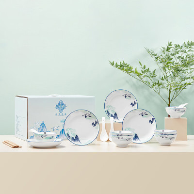 共禾京品 鹤翔云天22头餐具 ZFWACOM220066