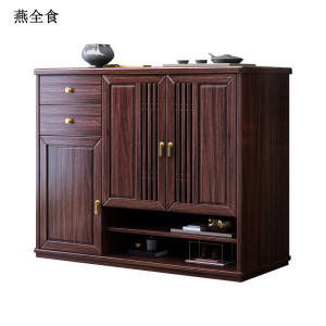 燕全食 实木鞋柜 颜色可选可定制 YQS7612/个