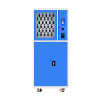 易企采 30位落地款智能钥匙柜 指纹刷卡密码钥匙箱单位车辆钥匙管理箱柜