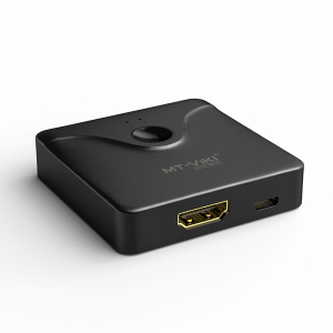 迈拓维矩MT-HD121 高清hdmi切换器分配器1进2出双向切换2进1出2.0版支持4K@60HZ 塑壳
