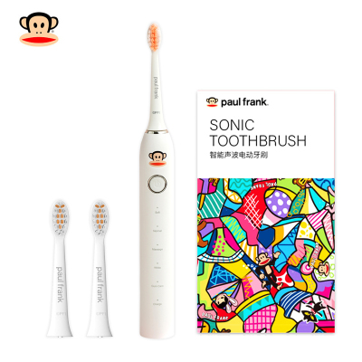 大嘴猴(PaulFrank)电动牙刷PF-104成人充电式声波震动牙刷35000转/分钟五大模式男女情侣款健康美白牙齿