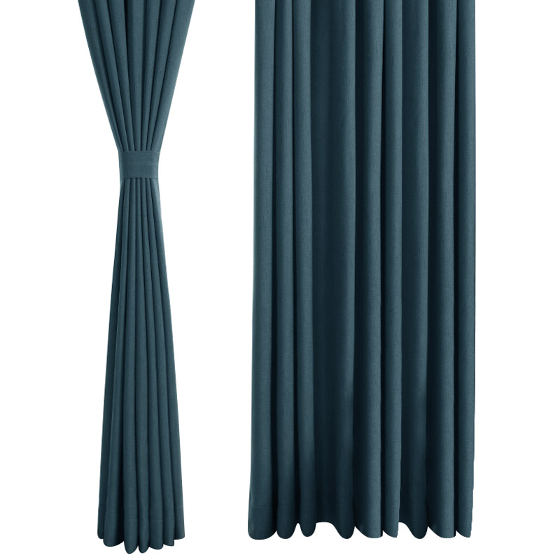 比韩米粒麻窗帘亚麻卧室客厅窗纱帘阳台遮光布多色可选