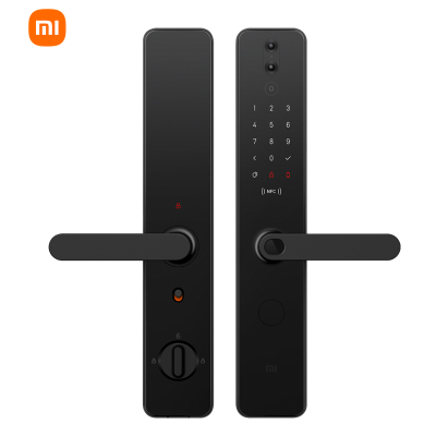 免费安装-小米智能门锁Pro高清超广角摄像头|门口逗留侦测|可视化远程对讲|电子门铃功能|7大开锁方式