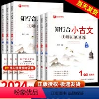 阅读主题训练+小古文 小学一年级 [正版]2024春知行合小古文主题拓展训练一二三四五六年级下册人教版小学生古诗文特训与
