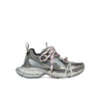 巴黎世家(Balenciaga)仿旧跑鞋女网布拼接橡胶点缀反光休闲运动鞋