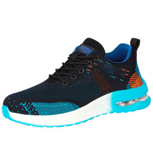 蓝鸥盾劳保鞋男夏季大孔透气钢包头防砸防刺穿工作安全功能鞋D1073N