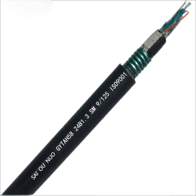 铠装阻燃光缆 GYTAH58-24B1.3