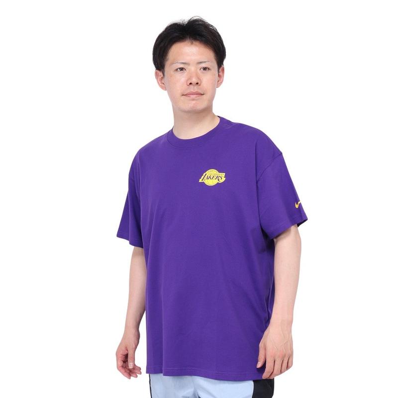 Nike洛杉矶湖人风潮男士篮球透气运动T恤春夏休闲百搭MX