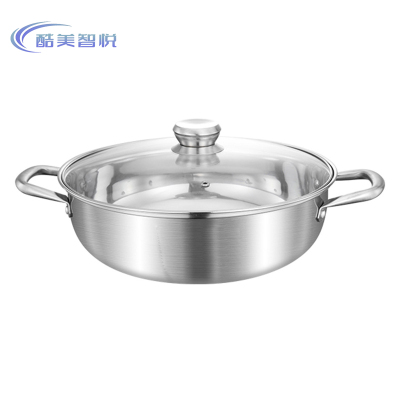 酷美智悦 304不锈钢鸳鸯锅30cm KM-JZ473 个