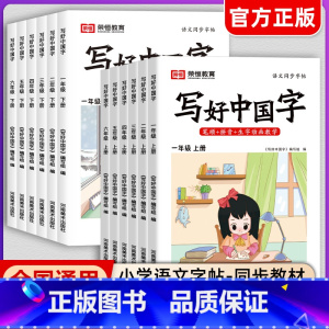 写好中国字[上册] 小学三年级 [正版]抖音同款荣恒小学生写好中国字正楷临摹儿童硬笔楷书一二年级三四上下册同步练字帖课课