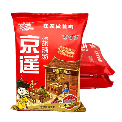 京遥逍遥镇胡辣汤麻辣海带炖牛肉味/金标300g珍享装速食方便汤
