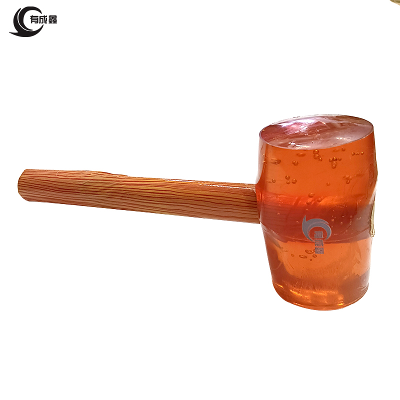 有成鑫木柄橡胶锤橡皮锤 胶榔头 地板瓷砖安装锤 750g 把