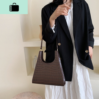 夏季小包包女2020新款韩版洋气石头纹单肩包时尚百搭斜挎腋下包NEW LAKE女士单肩包