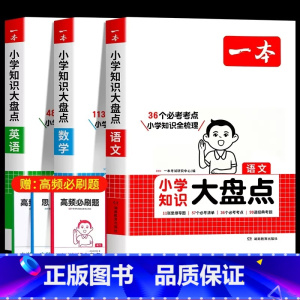 全面复习❤️3本:语文+数学+英语 小学升初中 [正版]2025新版一本小学知识大盘点语文数学英语全套小升初必刷题人教版