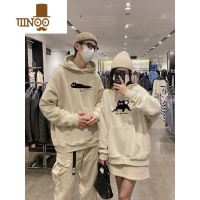 YANXU不一样情侣卫衣款2023新款早秋特别的小众感网红连帽外套