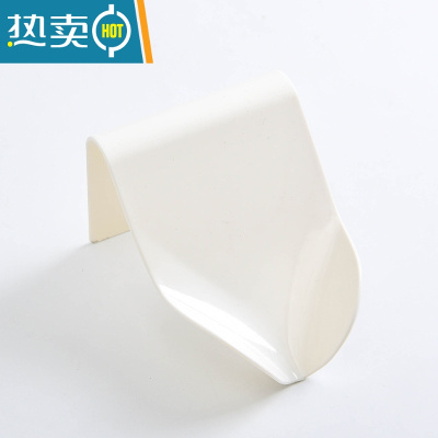 敬平北欧ins香皂罩肥皂盒置物架壁挂式沥水卫生间免打孔家用洗漱台 沥水肥皂盘-白色3个装