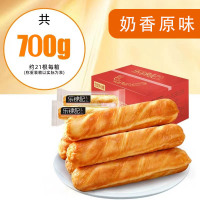 乐锦记奶香味箱装精选上等食材乐锦记原味手撕面包奶香早餐整箱撕棒独立包装代餐零食 700g