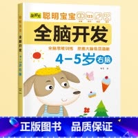 4-5岁[右脑] [正版]儿童左右脑开发训练全脑益智逻辑思维书连线迷宫数学游戏书2-3-4-5-6岁儿童专注力游戏书幼儿