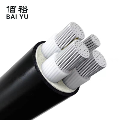 佰裕 铝芯铠装电缆 ZC-YJLV22 0.6/1KV 4*150 米