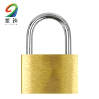 銮铁铜挂锁25mm单开把