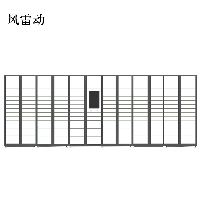 风雷动智能快递柜小区快递自提柜派件柜室外寄存柜信报箱储物柜一主五副127格