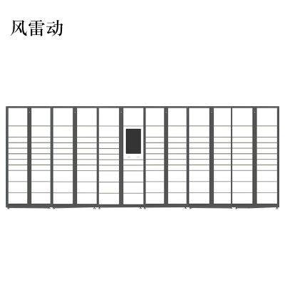 风雷动智能快递柜小区快递自提柜派件柜室外寄存柜信报箱储物柜一主五副127格
